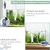 Dirvin 2W 2.5W Silent Aquarium Air Pump -Dual Motor 45GPH/70GPH Small Oxygen Pump, Adjustable Aquarium Aerator with Accessories for Up to 80 Gallon Fish Tank #5