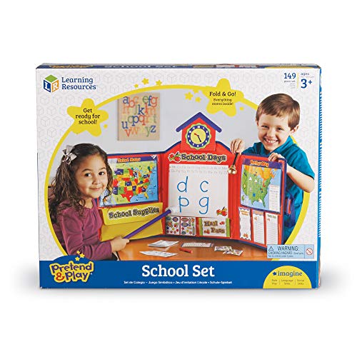 image for Learning Resources Pretend & Play School Set, Pretend Teacher Play Sch