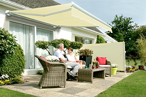 Preisvergleich Produktbild 6m elektrische Vollkassettenmarkise, Elfenbein