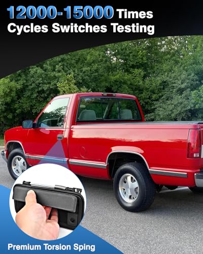 Image of TOP-MAX All Metal Exterior Door Handle Front Replacement for 1995-2000 Chevrolet Chevy Tahoe Suburban C1500 C2500 C3500 K1500 K2500 K3500 GMC Yukon Replaces OE 15742229 15742230
