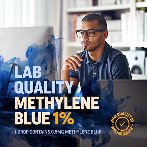Image of Methyl Blue 1% Pharmaceutical Quality Pipette 100ml - Formaldehyde Free, Alcohol Free, Light Protected, Laboratory Purity