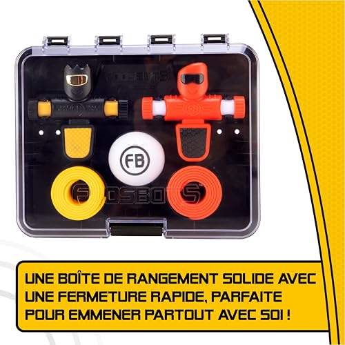 Fat Brain Toys Foosbots 2-Pack - Tabletop Trickshot Game for Kids Ages 6+