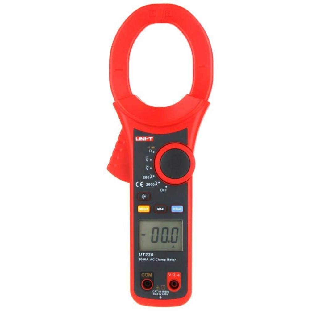 UNI-T UT220 UT221 UT222 2000A/2500A Digital Clamp Meter AC DC Current Voltage Meter Auto Range Multimeter Continuity Buzzer/Diode Tester
