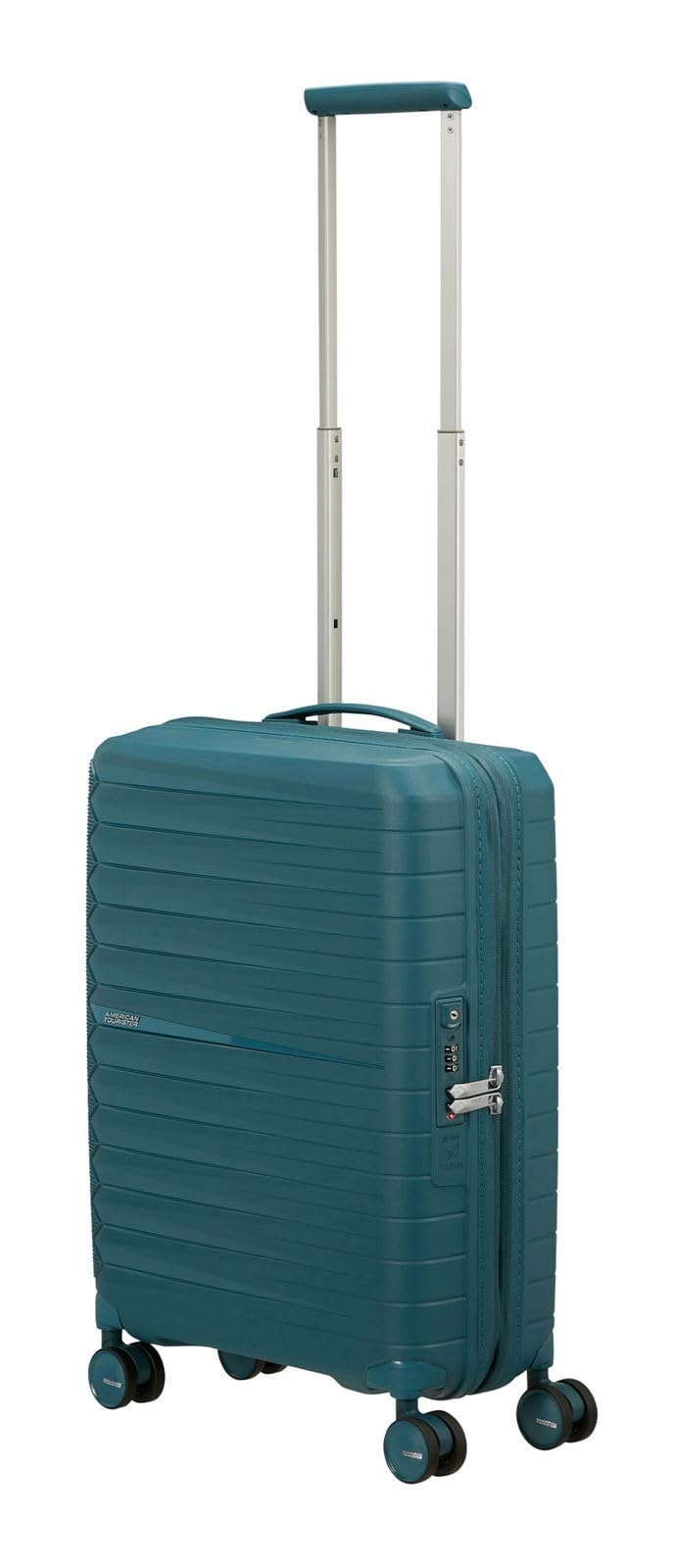 American Tourister carrello Fastforward Spinner 55/20 TSA EXP Trolley Totally Teal petrolio