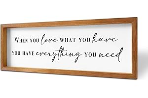 Rustic Country Family Inspirational Quotes Wooden Framed Sign