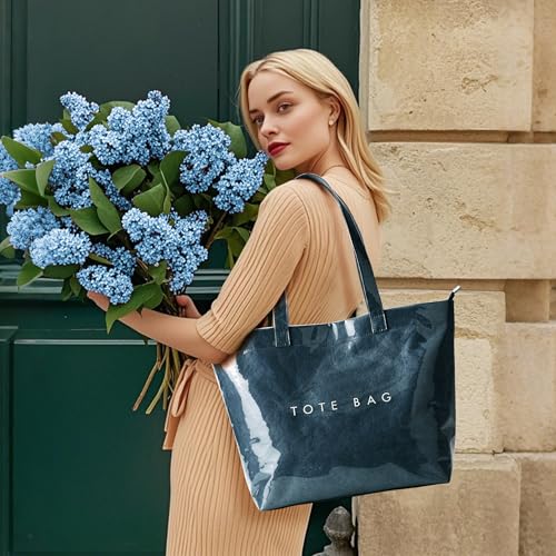 Bolso Tote con Cremallera KALIDI en PVC miniatura 3