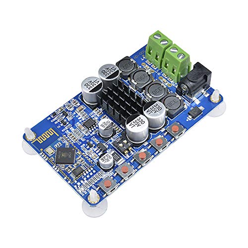 Aideepen 50W + 50W TDA7492P 2x50 Watt Dual Channel Amplifier Wireless Digital Bluetooth 4.0 Audio Receiver Amplifier Board (Blue) - Thumbnail 4
