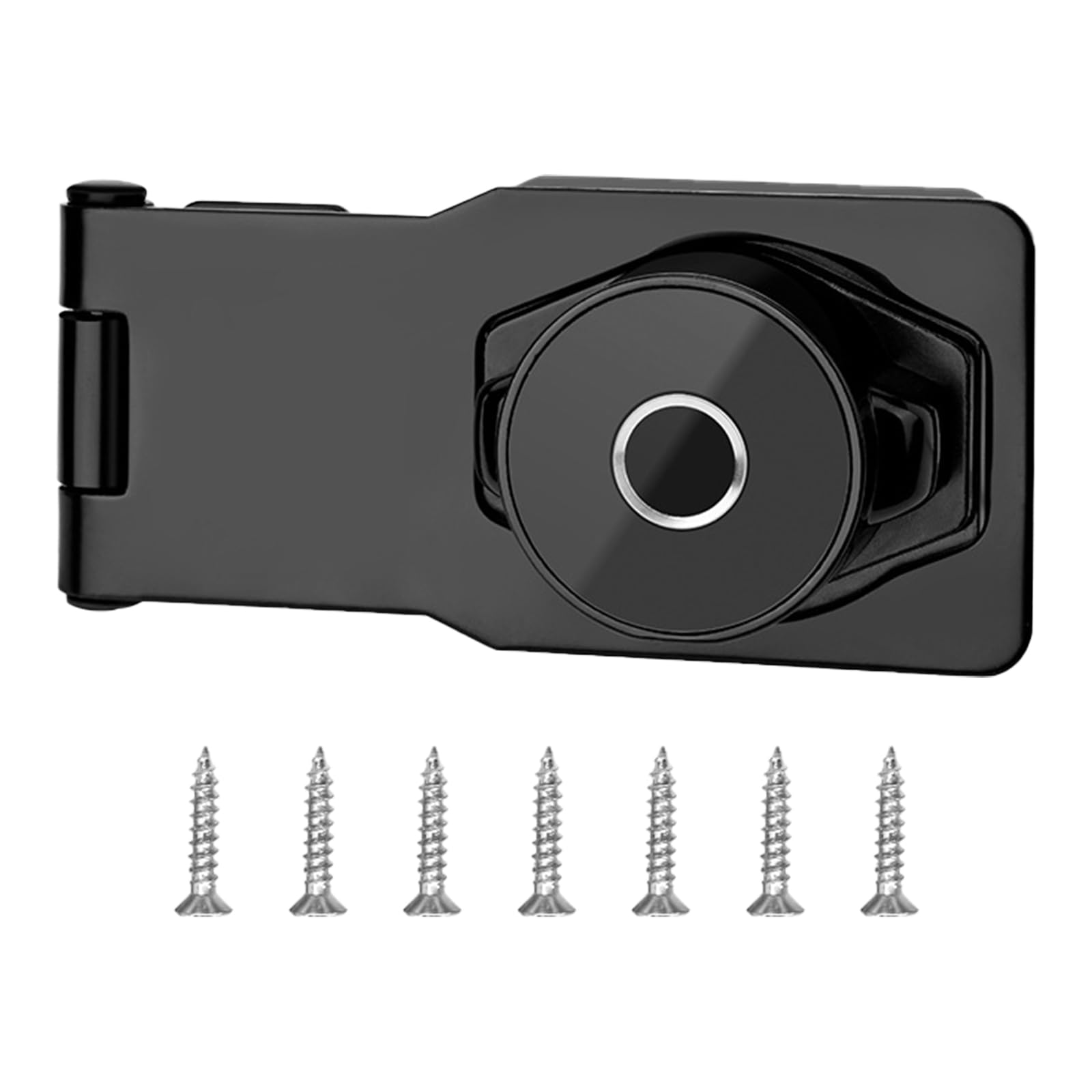 Metal Twist Knob Keyed Locking Hasp Keyed Padlocks Hasp Heavy Duty Shed Lock Simple Installation For Gate & Cupboard