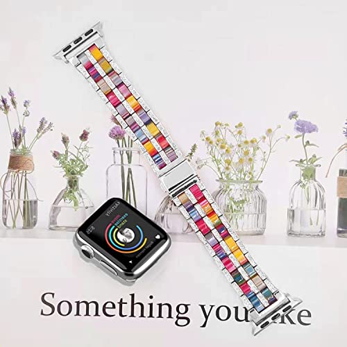 DEALELE Strap Compatible with iWatch 38mm 40mm 41mm - Image 2