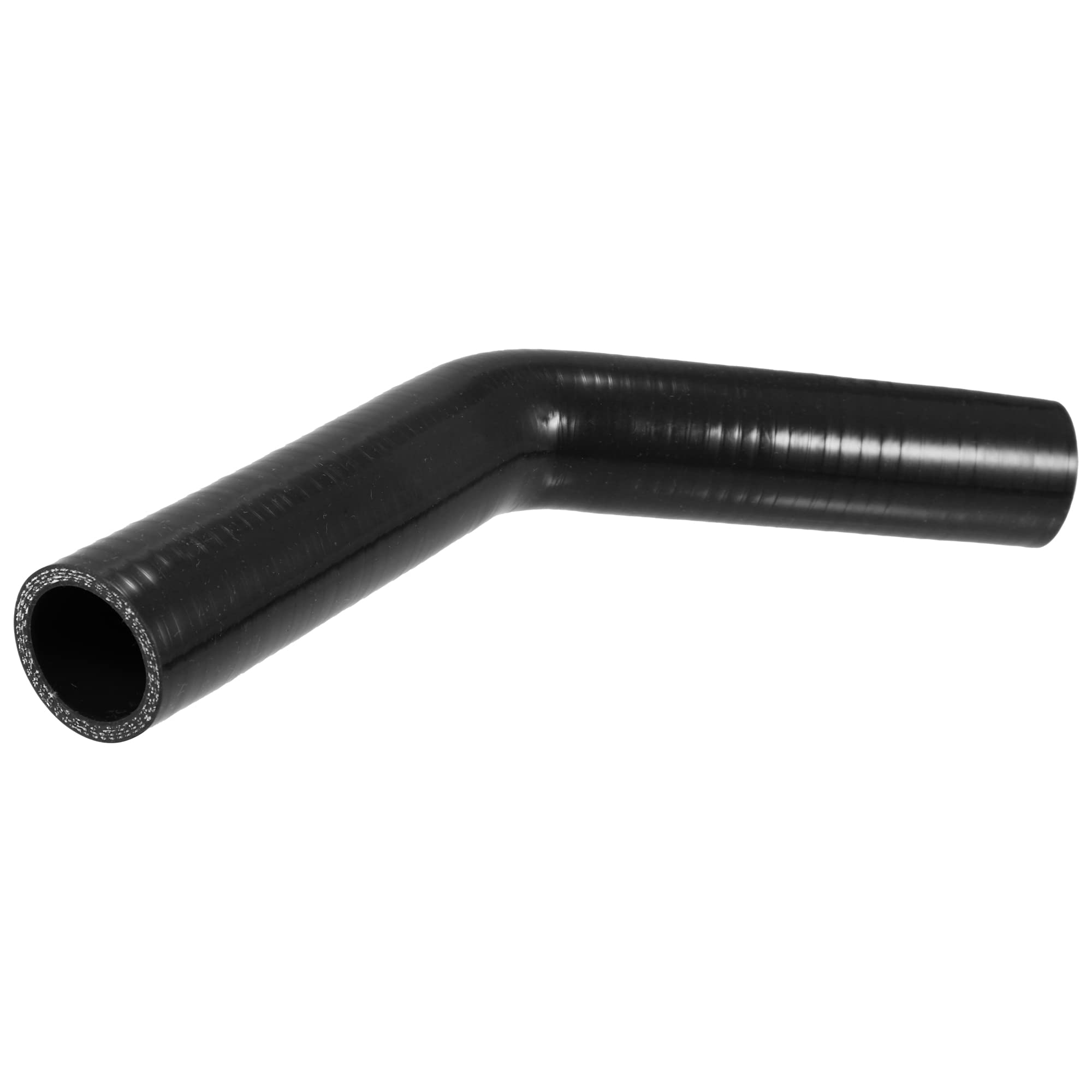 QUARKZMAN Manguera Silicona Intercooler Turbo Negro 1Pc 32Mm 45 Grados | Diámetro Interior 32Mm, Diámetro Exterior 42Mm, Longitud 150Mm, Grosor 5Mm, Temperatura -60°C A 300°C, Universal