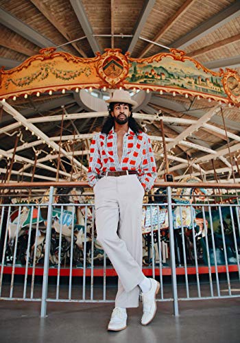 Tanpie Men Belt For Jeans, Fabric Belt With Single Prong Buckle Brown Large #TOP2