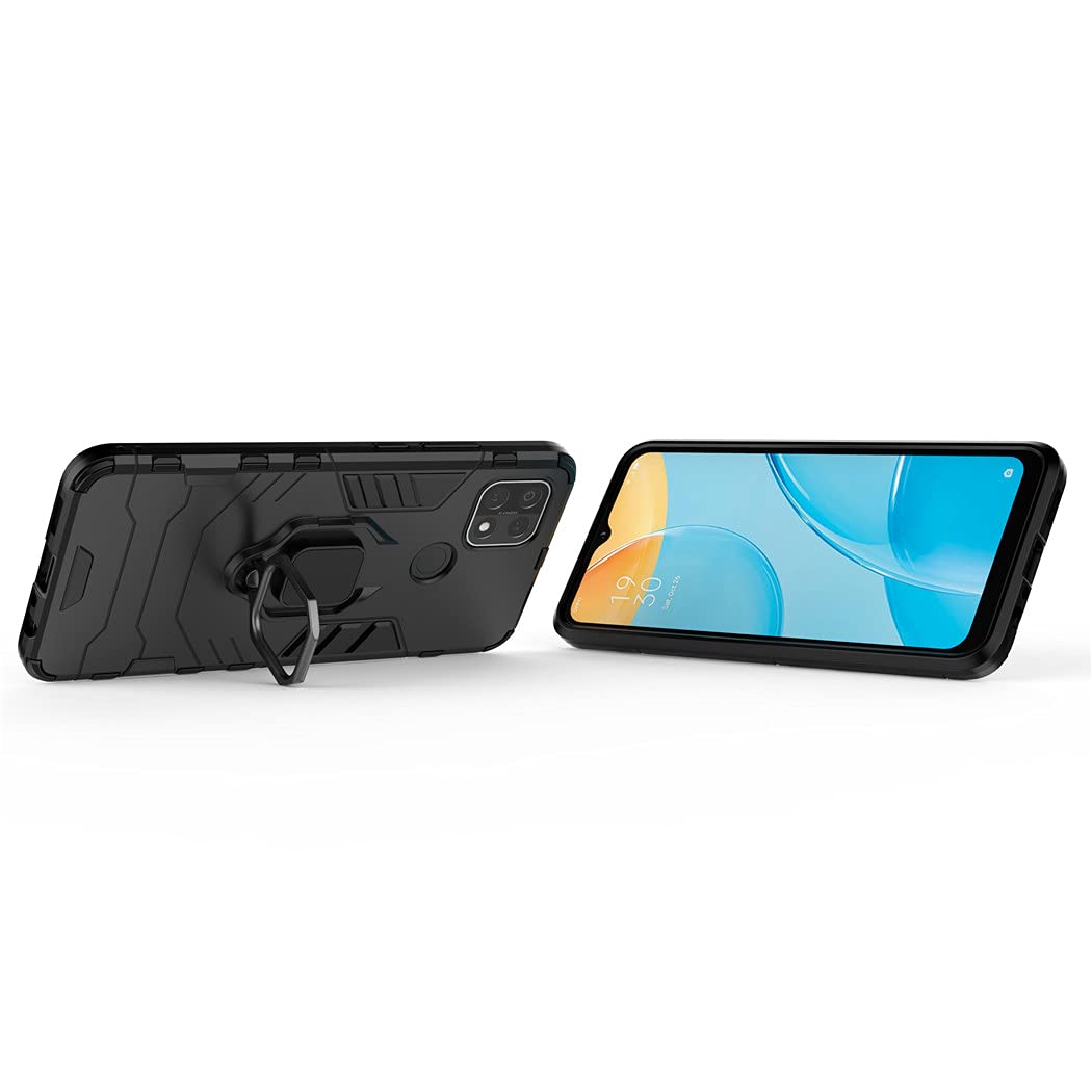 Aroepurt Caso per Oppo A15 Caso Compatibile con Oppo A15 Copertura Della Cassa Del Telefono Cuoio DELL'UNITÀ di elaborazione Cavalletto Magnetico Cassa Del Raccoglit