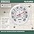Springfield Big and Bold Thermometer with Mounting Bracket, Indoor Outdoor Thermometer, Easy to Read Numbers for Patio, Pool, and Indoor Areas, 5.25-Inch, White