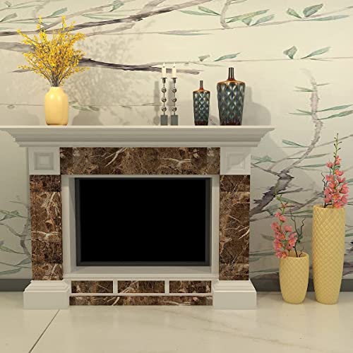 Image of Barebeauty 60 x 200 cm Kitchen Wallpaper, Self Adhesive Oil Proof Waterproof Wall Sticker for Kitchen, Anti-Mold Heat Resistant Backsplash Wall Covering (Pack of 5, 64.6 Sq. Ft. Approx)