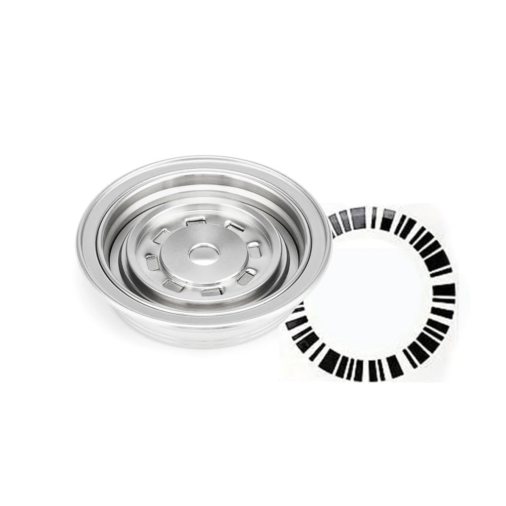 Compatible Para ICafilas Adaptador Acero Cápsula Máquina Vertuo | Acero moldeado preciso, conexión continua, habilita conversión de cápsulas(40ml-80ml)