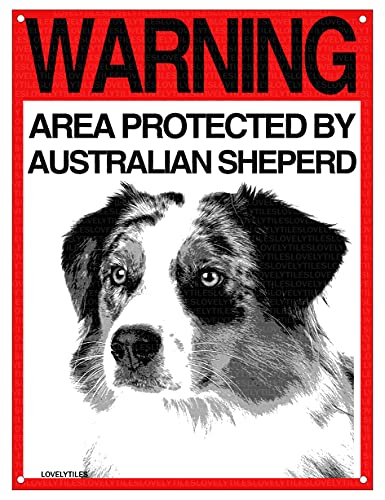 Lovelytiles Australian Sheperd Targa ATTENTI al