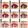 BestLand 10pcs/Set Matte Lipstick Lip Kit, Velvety Liquid Lipstick Waterproof Long Lasting Durable Nude Lip Gloss Beauty Cosmetics Gift Box Makeup Set Kit (10 Piece Set)