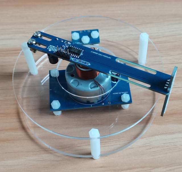 ТоуAE - 51 SCM LED Display Rotation Model Custom Word Rotation DIY Creative Gift Set (finished product)