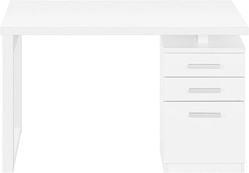 Miniatura 5 de Monarch Specialties I 7690 - Escritorio para computadora, oficina en casa, portátil, configuración izquierda, derecha, cajones de almacenamiento, 48