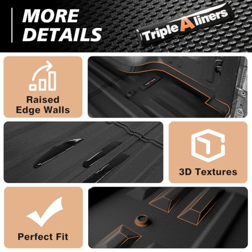 Image of TripleAliners 6.5FT /6.5' Truck Bed Mat for 2007-2021 Toyota Tundra