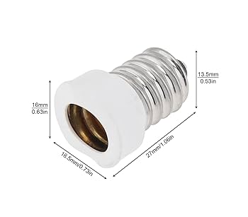 HONOBONO　E14→E12口金変換アダプター　200個 Amazon | 口金変換 アダプター E12-E14 電球 ソケット 口金 照明