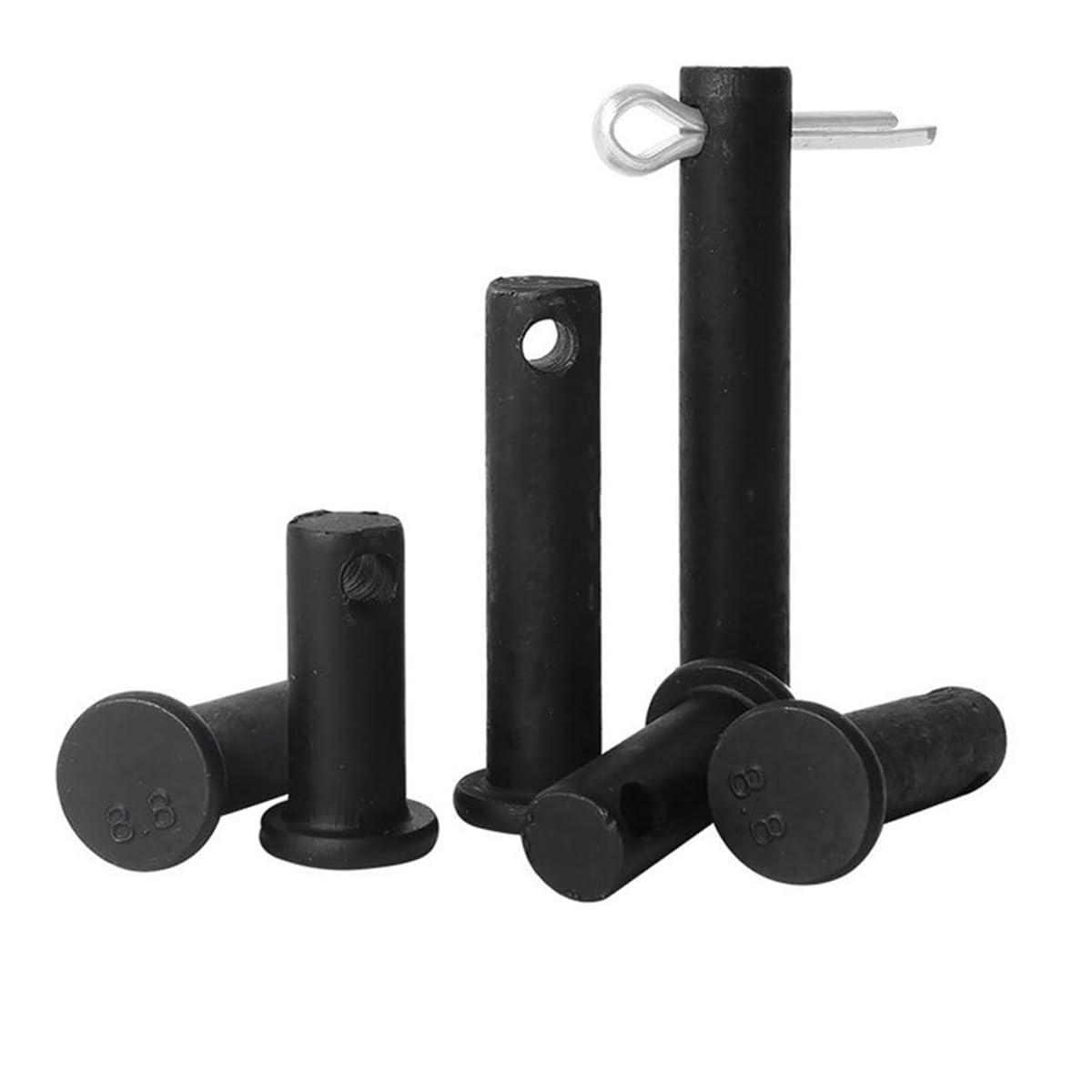 1 Pezzo Perno Cilindrico Posizionamento Acciaio al Carbonio 8.8, 50x150mm