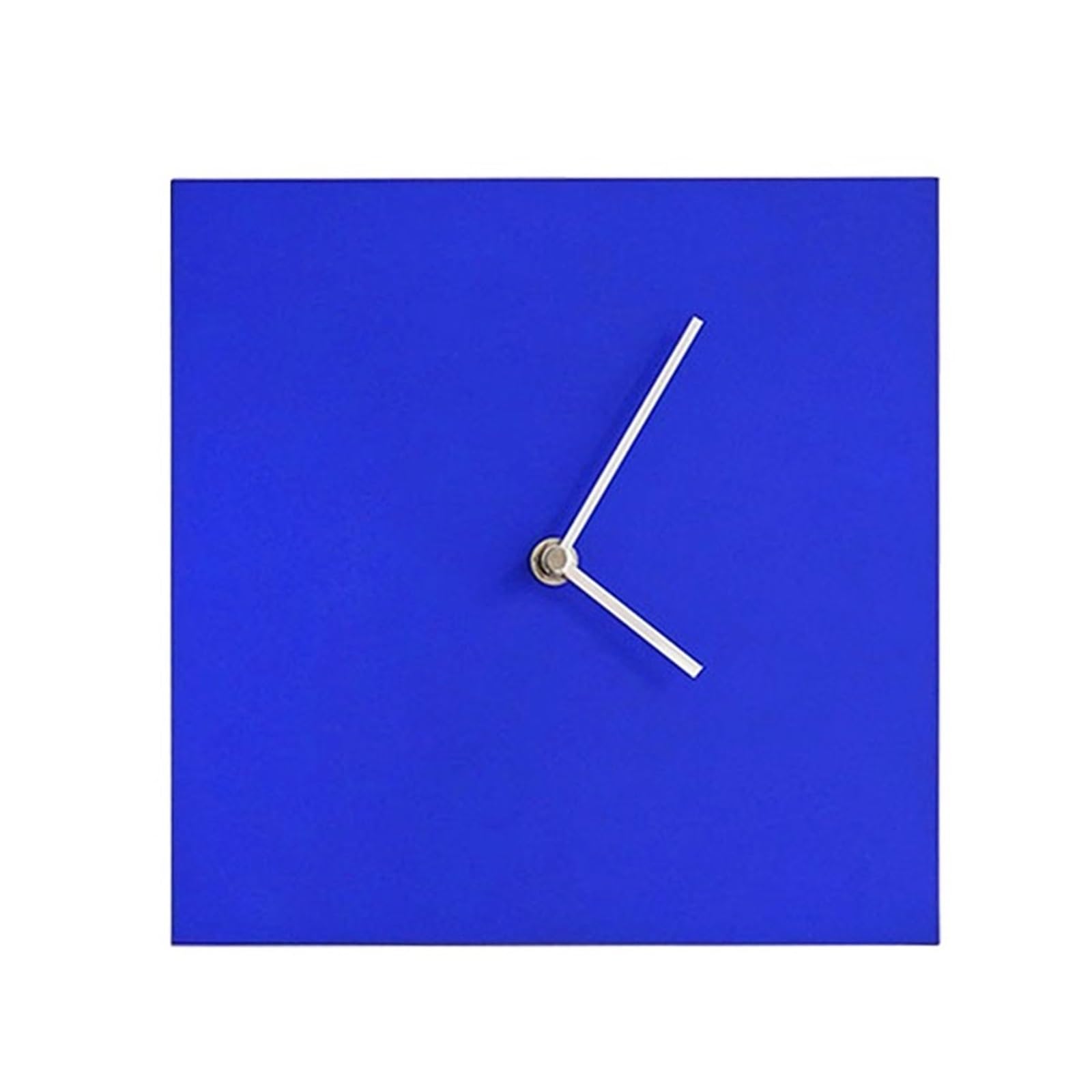 DFHS46JK Wall Decor Nordic minimalist silent Klein blue or black wall clock battery powered for living room decor(Blue)