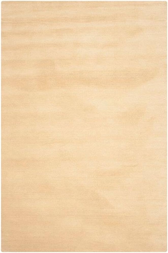 ZARA CARPETS; 'can change the floor ZARACARPETS Solid Plain Hand Made Rugs Runner Size 2 Feet by 6 Feet (2x6 feet) Gold