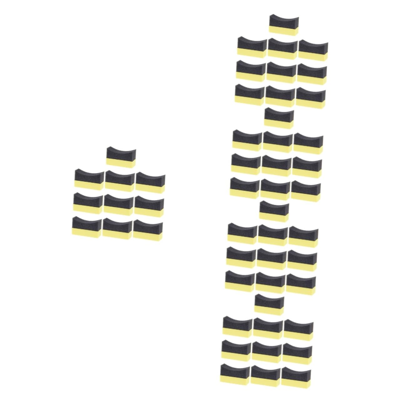 50pezzi Applicatore Per Lucidatura Pneumatici Spugne Per Pulizia Auto Riutilizzabili e Assorbenti Per Applicare Shine Su Pneumatici Off-road e Non