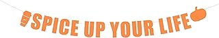 Spice Up Your Life banner - PSL, Pumpkin Spice, 90s Birthday Decoration, Pop Culture party Hanging letter sign (Customizable)
