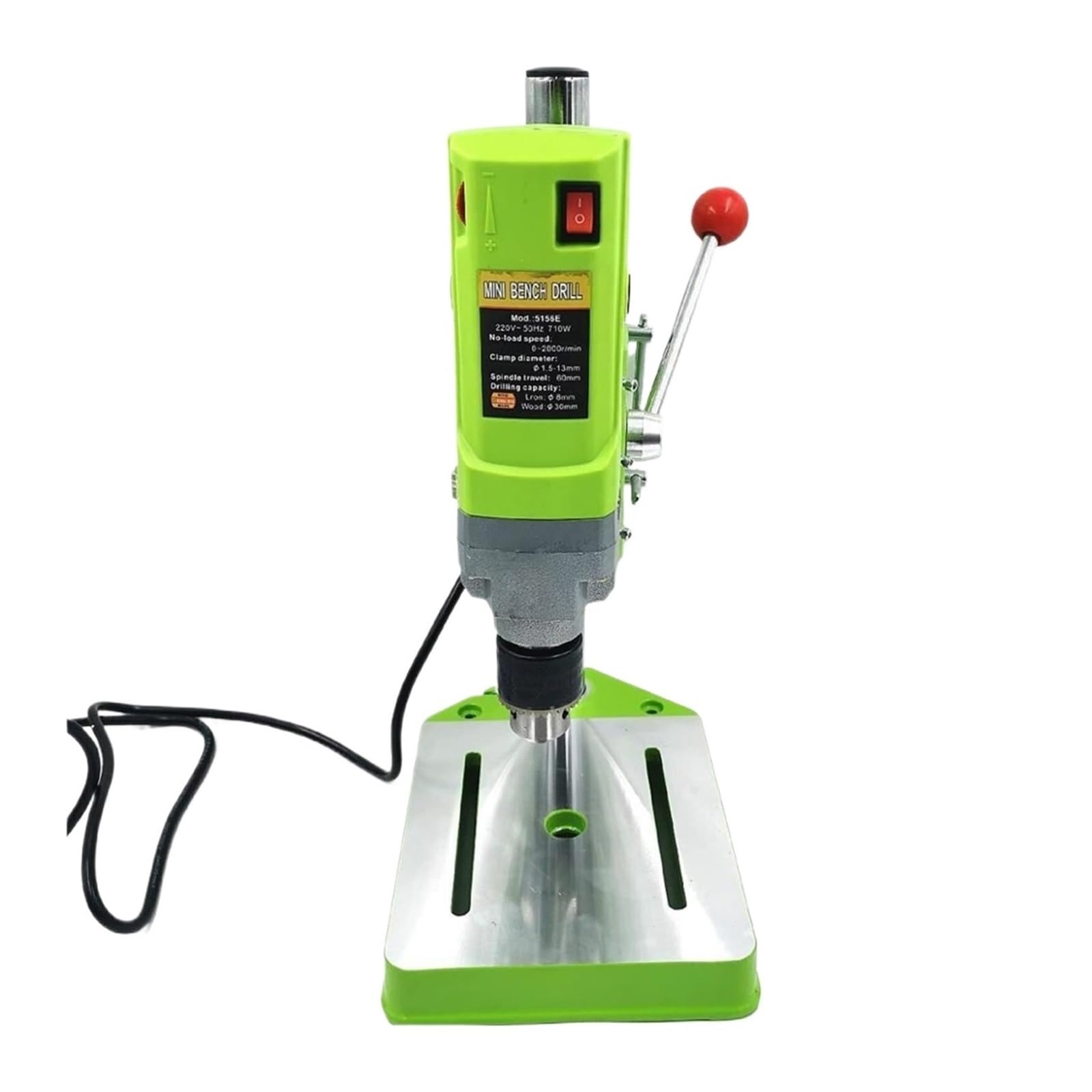 Taladro Magnético, Mini Taladro De Banco 710W, Perforadora Eléctrica, Mandril Fabricación Metal, Prensa Carpintero 1-13mm