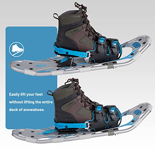 image for G2 GO2GETHER G2 30 Inches Blue Light Weight Snowshoes for Women Men Yo