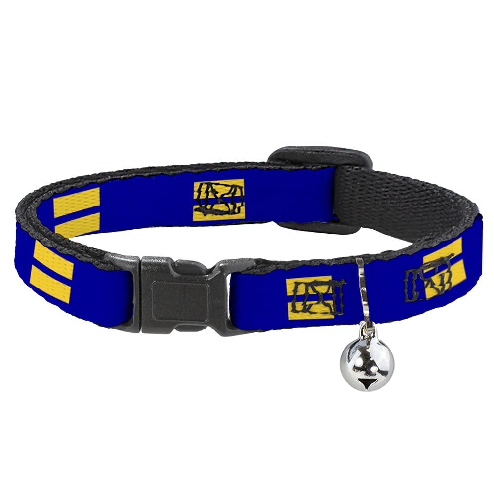 Collier pour chat drapeau Equality jaune et bleu par Buckle Down