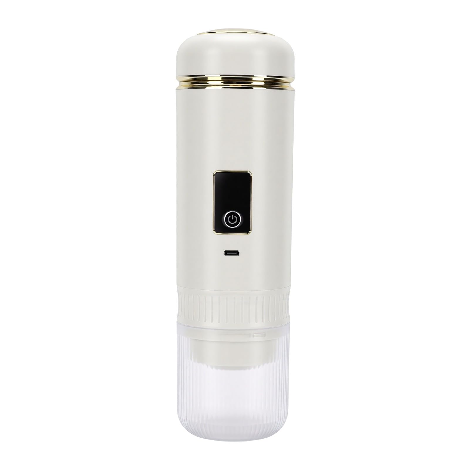 Asixxsix Pequeña Máquina de café Espresso Eléctrica Portátil, 200 Ml | 72W Autocalentamiento, Inalámbrico Recargable 7800mAh, Compatible con Cápsulas y Café Molido, para Viajes de Camping