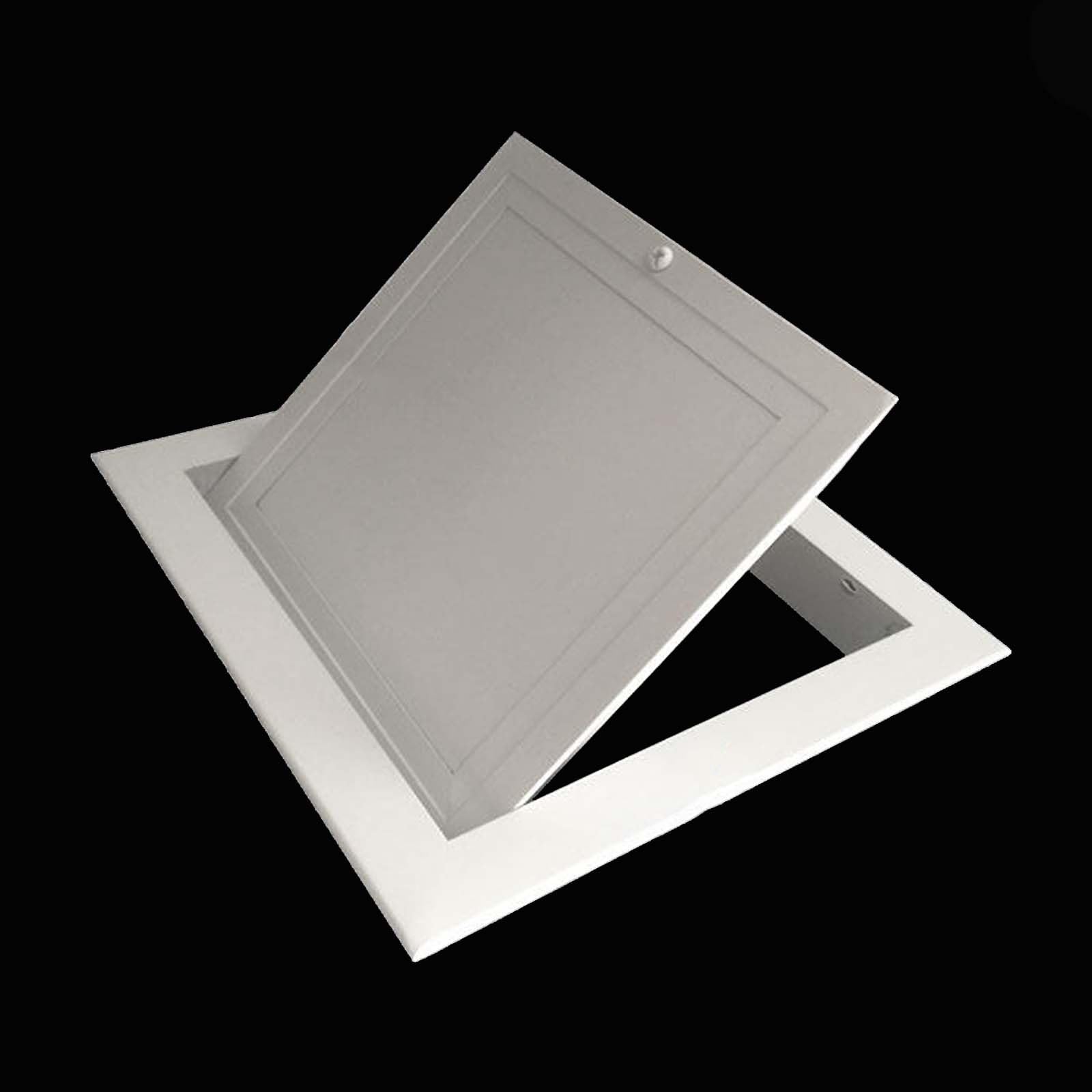 Access Panel for Drywall，Lockable Steel Access Panel Door，Attic Inspection Hatch，Pull-Tab Access Hatch，Mount Wall Hole Cover for Ceiling, Plumbing, Electrical(15x15cm/6x6in,1)