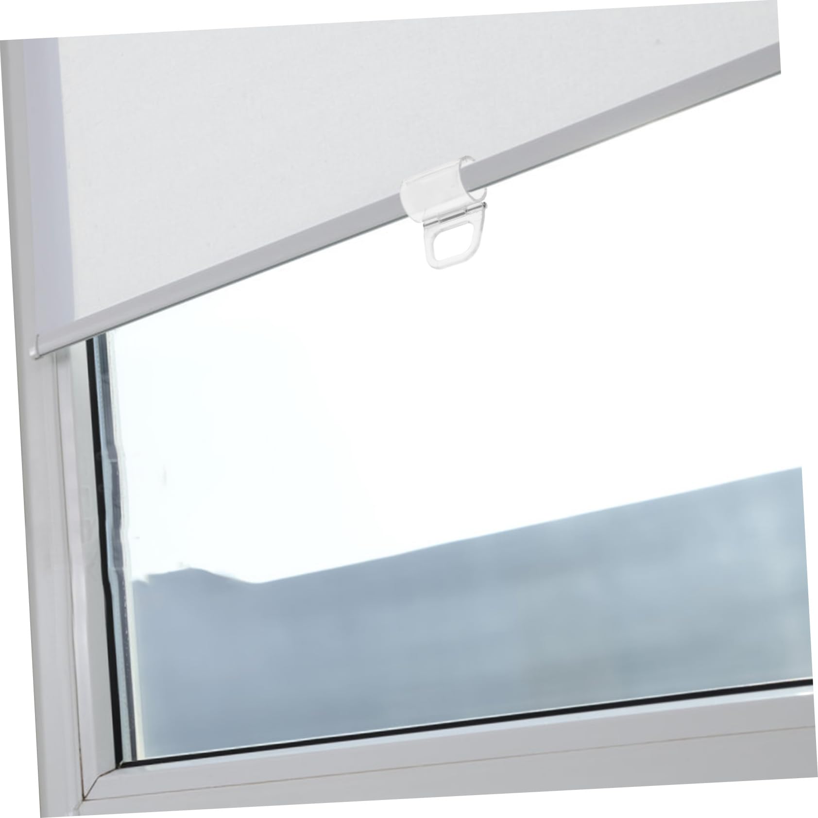 OUNONA 5 Sätze Handhaben Griffe Zieht Drinnen Dekorative Gardinenklammer Klare Valance -Clips Horizontale Blindklemme Cliphaken Rollo-Zug Blindklammern Vorhang Transparent Abs 6 Stück * 5