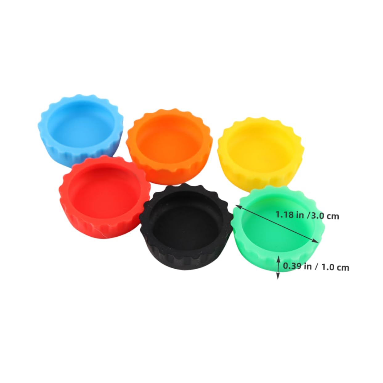 SUPVOX 6pcs Reptile Food and Water Bowls Slip Feeding Dish for Leopard Geckos Bearded Dragon Chameleons Small Snake Durable and Easy to Clean