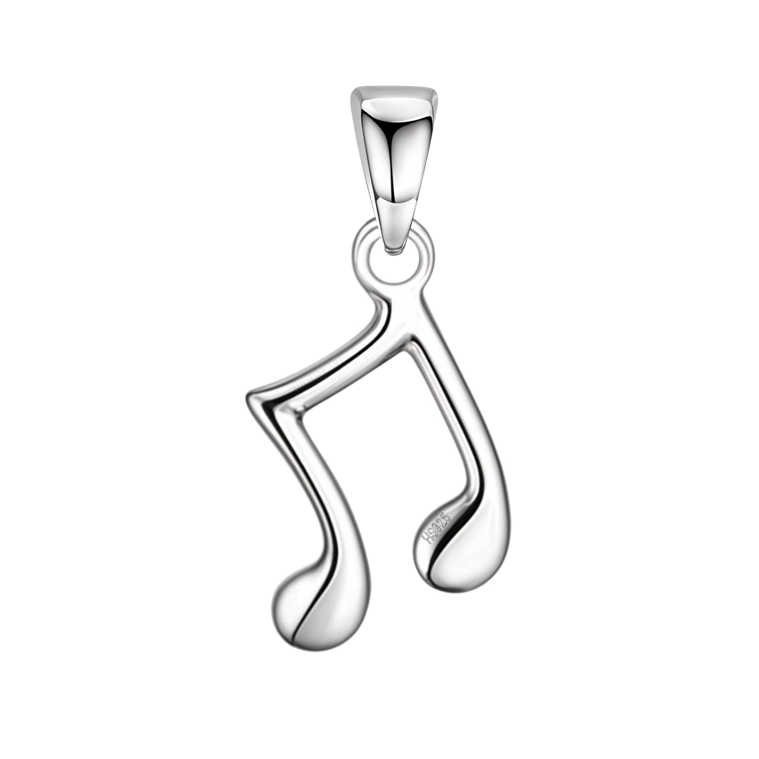 Music Note Pendant for Women | 92.5 Sterling Silver & Stunning Shine | Lovely Gift - Silver-image-25