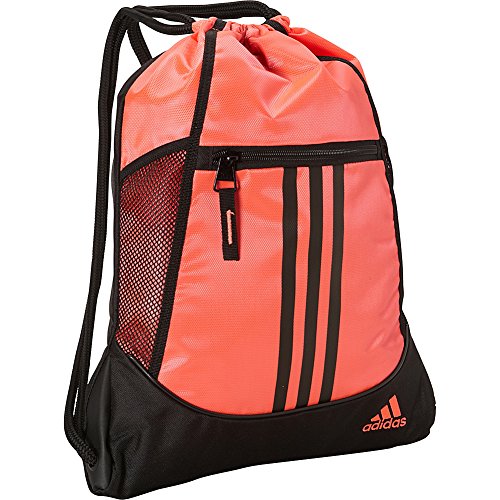 Image of adidas Alliance II Sackpack, Flash Red /Black, 18 x 13.75-Inch
