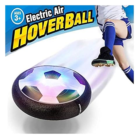 Air Soccer Disk - Maxesla Hover Football Training Football for Boys Girls Children, LED Floating Football for Kids Indoor Outdoor, Fantastic Gift Cover