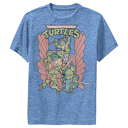 Nickelodeon Boys Teenage Mutant Ninja Turtles 90s TMNT Boys Short Sleeve Tee Shirt