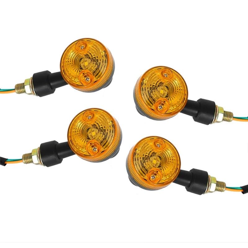 Indicadores Motocicleta Indicadores LED 6V Intermitente Ambar Moto Luces Intermitentes 6 VOLTIOS Intermitente Moto