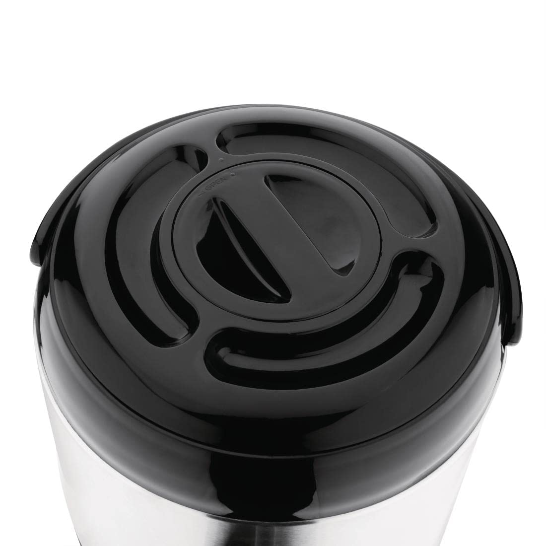 Olympia Distributeur de boissons à double paroi en acier inoxydable 6 litres – Durable et facile à verser pour hôtel, café, restauration, thé, café, boissons