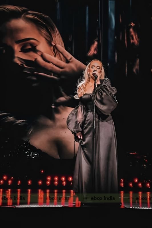 Poster of Adele, Adele Posters for Room Wall Decortation, Size - 12 X 18 inches || EB ART 1791