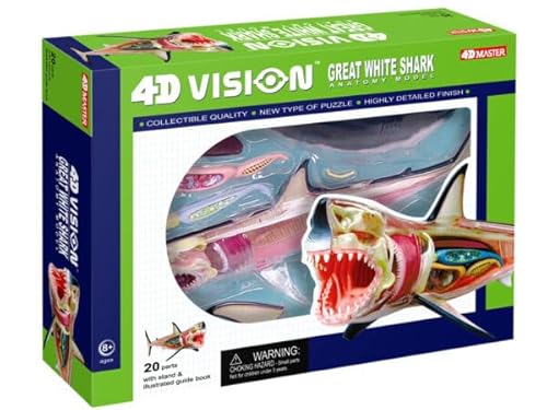4D rW zzWU Uf 4D VISION 622028 Great White Shark Anatomy Model tFC}X^[ Fame Master 4D master mߋ STEM