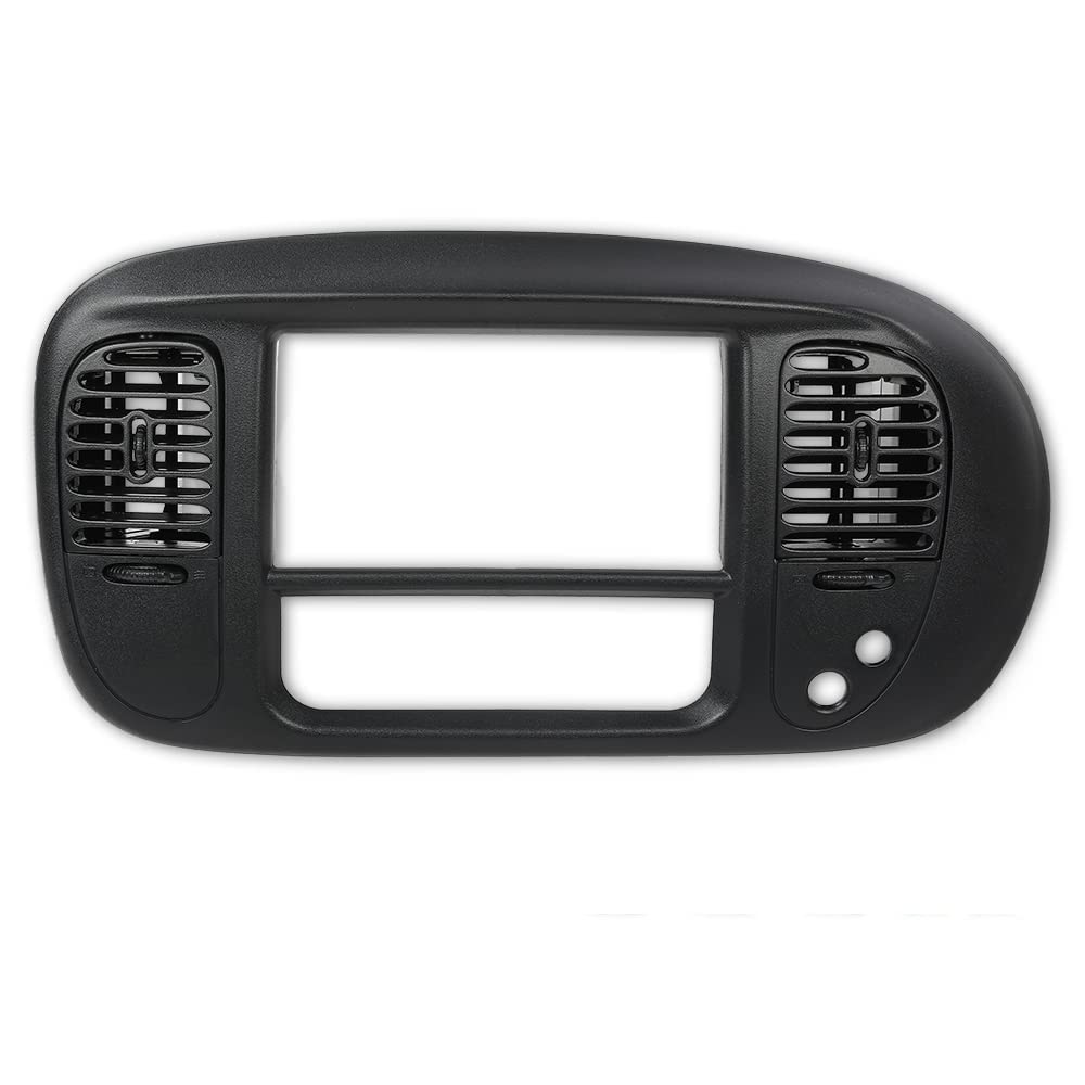 G-PLUS Center Dash Radio Bezel Black Compatible with 1997-2003 Ford F150 Expedition