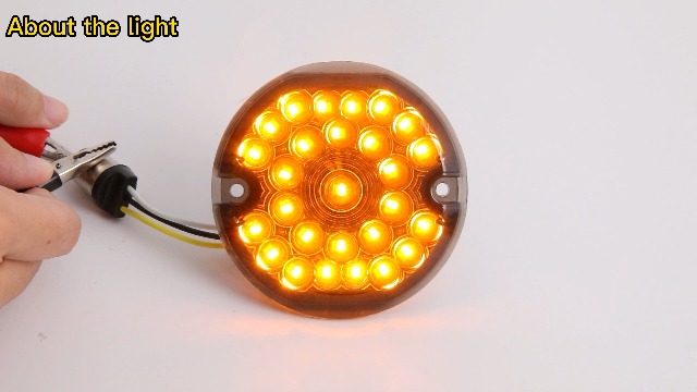 Amazon.com: DREAMIZER 3-1/4 Inch Front LED Turn Signal Flat Lens