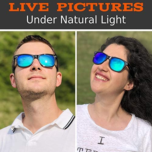 Polarized Sunglasses for Men and Women | Ocean Blue UV400 Protection Factor Lenses with Maintenance Set2