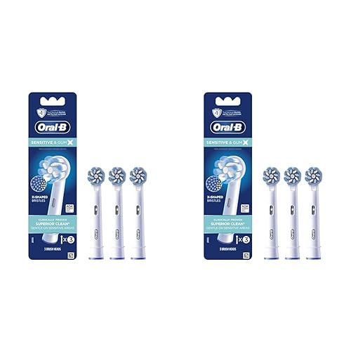 Oral-B Gum Care - Cabezales de cepillo de dientes eléctrico de repuesto, 3 unidades (paquete de 2)