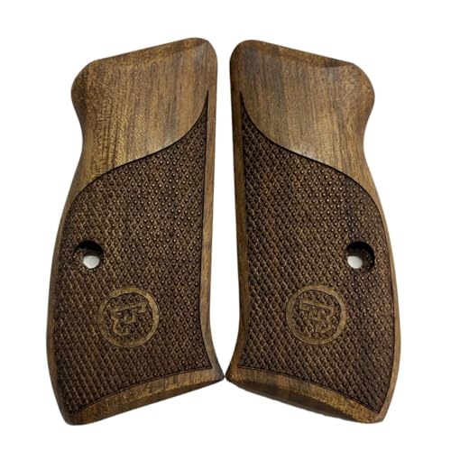 KSD Grips Root Walnut Compatible for CZ 75 Compact, Fit 85, CZ P-01, CZ 75 D, P100, C100, T100, PCR Compact